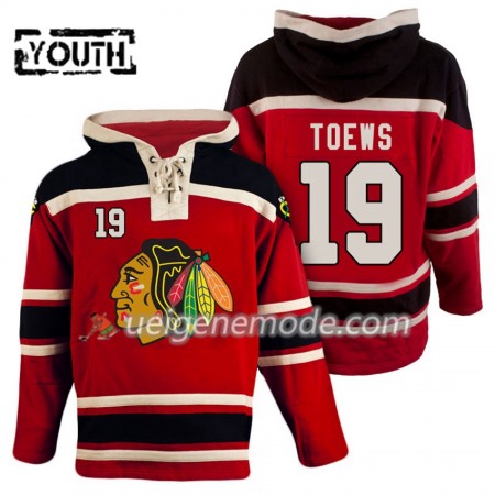 Kinder Eishockey Chicago Blackhawks Jonathan Toews 19 Rot Sawyer Hooded Sweatshirt